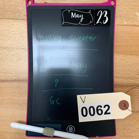 Oakley Sweater Mens L Large Gray Tailored Fit V Neck Pullover Cotton Blend Prep - Picture 13 of 14